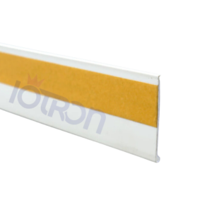 Flejera Plana con adhesivo fondo blanco 40x1300 mm